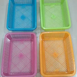 grahast Fruit vegetable pack 1 BasketRectangle_105 Plastic Fruit & Vegetable Basket image 2