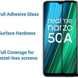 Gorilla Original Edge To Edge Tempered Glass for realme Narzo 50A, realme Narzo 50i, realme C21Y, realme C11 2021 image 3