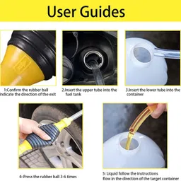 dormico Fuel Transfer Pump,Petrol Transfer, Portable High Flow Water Pump Magnetic Aquarium Cleaner image 4