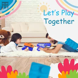 rrcollection Kids' Soft Toy Gun with Safe Foam Bullets and Long-Range Shooting Guns & Darts image 3