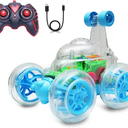 wonder 360° Spin & Gear Stunt RC Racer–LED Light-Up Remote-Control Car with Music image 1