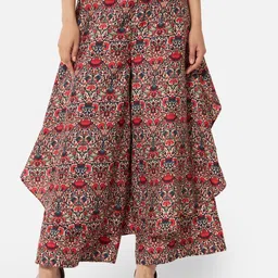 all ways you Women Flared Multicolor Crepe Trousers-picture-28