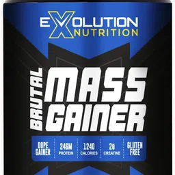 evolution Nutrition Brutal Mass Gainer With High Calories 1240 (6.6Lbs Cafe Mocha) Weight Gainers/Mass Gainers image 1