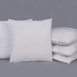 yey Microfiber Cushion 16 inch x 16 inch Filler | Fluffy Cushion Filler Microfibre Solid Cushion Pack of 5-picture-33