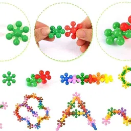 devdarsh Creative Kids' Educational Interlocking Construction star Blocks Set (100+pcs) image 1