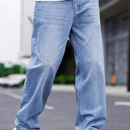 brexx Men Relaxed Fit Mid Rise Blue Jeans-picture-16