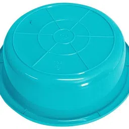 homestic Plastic Multiuses Plastic Knead Dough Basket/Basin 6 Ltr- Pack of 2 (Sky Blue & Blue) Storage Basket image 4