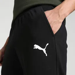 puma Men Solid Black Track Pants image 3