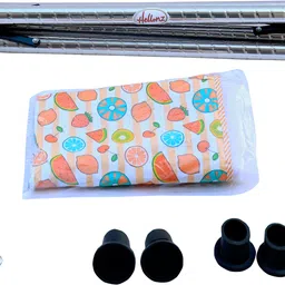 vyana sales Vyana Stainless Steel Square Cradle Round /Baby Jhula/Baby Cradle/Ghodiyu/Parna image 5