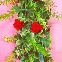 kingstyle impex Artificial Flowers Home Decoration Vine & Creepers Plant Wall Hanging Chain E518 Multicolor Rose Artificial Flower-picture-30