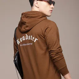 roadster Men Full Sleeve Printed Hooded Sweatshirt-picture-13