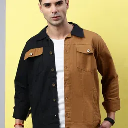 voxati Men Colorblock Casual Jacket image 2