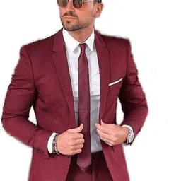 trulyfeb Men Solid Single Breasted Casual, Festive, Festive & Wedding, Formal, Wedding, Party Blazer-picture-10