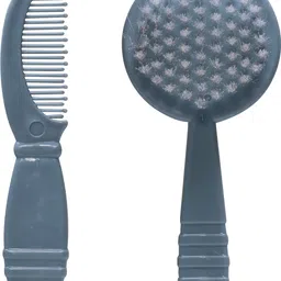 adore Jungle Fun! Premium Baby Brush and Comb set- Round edge Bristles image 3