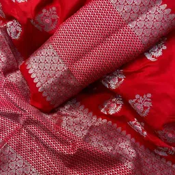 vraj creation Woven Mekhela Chador Pure Silk Saree image 3