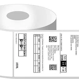 velouria Strong Adhesive Barcode Compatible Direct Thermal Shipping Labels For Invoice Yes Paper Label image 2