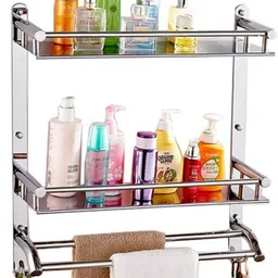 adonz NL_singal self 1 pcs Silver Towel Holder image 2