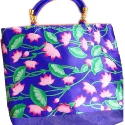 brown leaf Women Blue Cosmetic Bag-picture-40