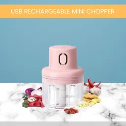 sacro Mini Rechargeable Chopper, Electric Chopper for Onion, Garlic and VegetableA136 Electric Vegetable & Fruit Chopper-picture-15