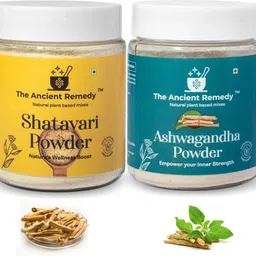 Combo of Pure Ashwagandha and Shatavari Powder - 110 gm each-image-3