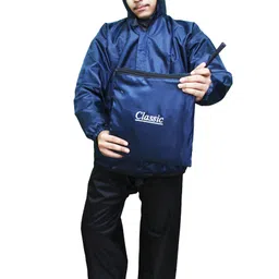 classic Solid Men Raincoat image 4
