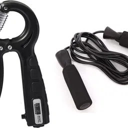 fitnesstricks Counter Hand Gripper with Skipping Rope Fitness Accessory Kit Kit-picture-11