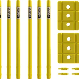 ospo sports Plastic Stump Set (Set of 2) - 6 Stumps, 2 Base and 4 Bails-picture-10
