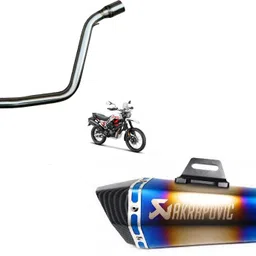acube mart 1 BIKE EXHAUST, 1 xpulse bend pipe Combo-picture-28