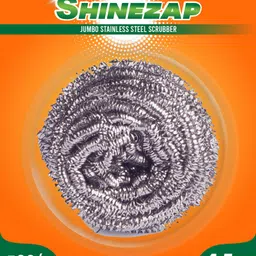 shinezap JUMBO STEEL SCRUBBER 15 GM Stainless Steel Scrub-picture-25