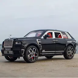 devdhan 1 :24 Rolls Royce Cullinan Mansory Suv Pull Back Car Model With Sound Light image 4