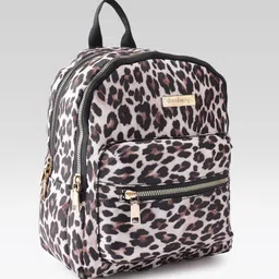 dressberry Small 10 L Laptop Backpack Women Animal Printed Polyester Backpack image 4