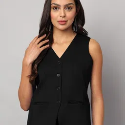 brinns Solid Women Waistcoat-picture-32