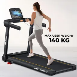 durafit Racer BLDC 4.5 HP Peak | 16km Speed | Home use Treadmill image 2