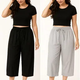 Women Multicolor Capri-image-65
