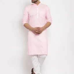 abh lifestyle Men Cotton Blend Kurta Pyjama Set-picture-13