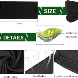 xectus Men Solid Bandana image 2