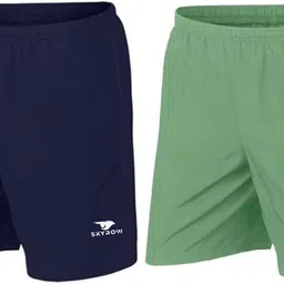 Pack of 2 Solid Men Multicolor Beach Shorts-image-26