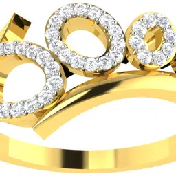 avsar AVR360YB Avsar Real Gold 14K RING 14kt Cubic Zirconia Yellow Gold ring-image-33