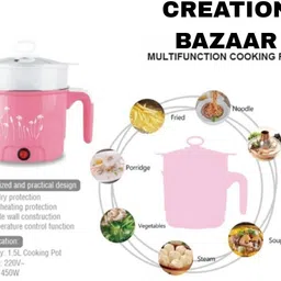 modexaglobal Multifunction Portable Electric Pot/Mini Cooker for Travel/Hostel Electric Pressure Cooker, Rice Cooker, Egg Cooker, Travel Cooker, Food Steamer, Egg Boiler image 4