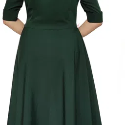 glitter fashion Women Solid Crepe Frontslit Kurta image 2