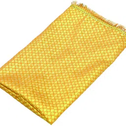 priyakant safawala P_S YELLOW BROCADE 3 METER SHAWL 1302 Curtain Fabric-picture-14
