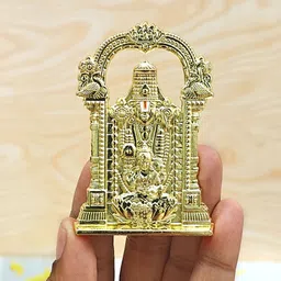 shinde exports balaji lakshmi small metal idol statue for car home office Decorative Showpiece - 5.2 cm-picture-10