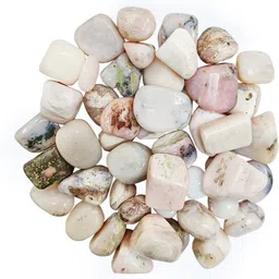 9dzine Pink Opal Tumble Stone 50 Gm,Crystal Pink Opal Gemstone Pebble for Vastu,Healing Polished Asymmetrical Crystal Stone-picture-20