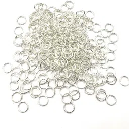 crafto Silver Color Jump Rings Pack Of 10 Gram (Approx 150 Pcs)-picture-10