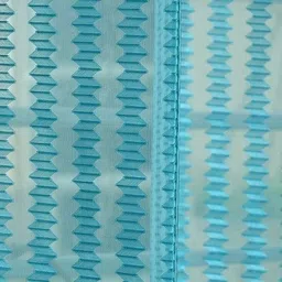 msd decor hub 274 cm (9 ft) Long Door Polyester Transparent Curtain (Pack Of 2) image 3