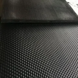 jindal premium Top Quality Black Cowmat Waterproof Long Lasting With Raised Edges Cow, Dog, Hamster, Guinea Pig, Miniature Pig Pet Mat image 2