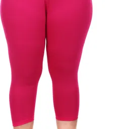 mukhaksh Women Ladies Girls Capris 3/4 with String Nada Women Pink Capri-picture-16