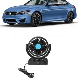 forsons Portable Single Head Car Fan 5V USB 360 Degree Adjustable FAN-787 Car Interior Fan image 1