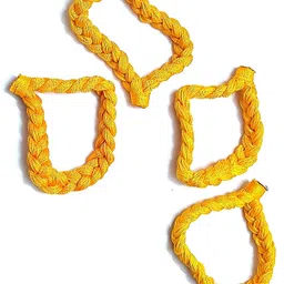 nawani Yellow Dhaga Bracelet For Men Girls And Boys Nazar Bracelets 4 Piece. Size Boys & Girls Wrist Band image 2