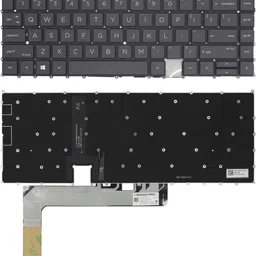 TecSone Keyboard for EliteBook x360 1040 G7, 1040 G8, 1030 G7, 1030 G Wireless Standard Laptop Keyboard Compatible with Desktop, Laptop, Mac-image-5